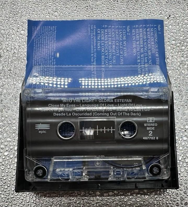 Gloria Estefan - Into The Light / Love Songs Cassette Tape In Good Cond 9652