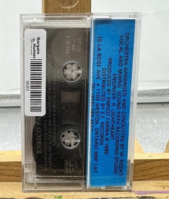 Enrico Farina Ierioggi Cassette Tape In Good Condition 9685