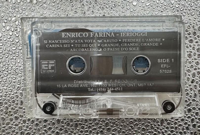 Enrico Farina Ierioggi Cassette Tape In Good Condition 9685