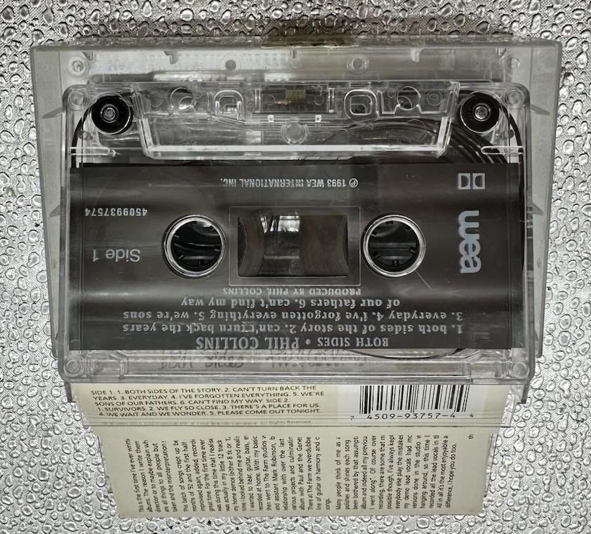 Phil Collins - Live From The Board / Both Sides Cassette Tape Damaged Case 9621