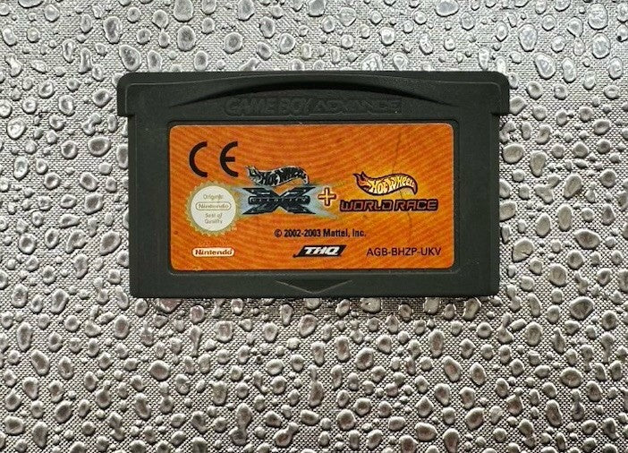 Hot Wheels X + Hot Wheels World Race - Nintendo Gameboy Advance / GBA Game 9859