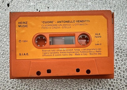 Cuore - Antonello Venditti Cassette Tape In Good Condition 9622