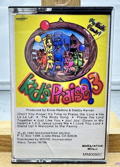 Kids Praise 3 Cassette Tape In Good Condition 9623