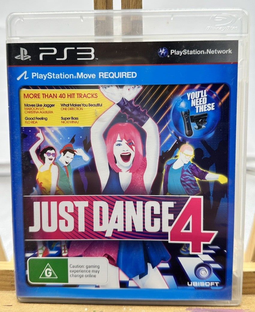 Just Dance 4 PAL Play Station 3 / PS3 Complete In Good Condition 10104