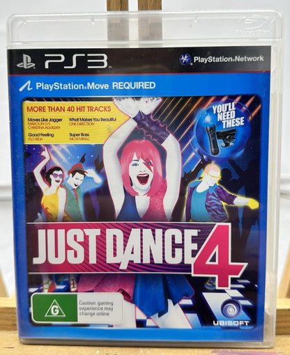 Just Dance 4 PAL Play Station 3 / PS3 Complete In Good Condition 10104