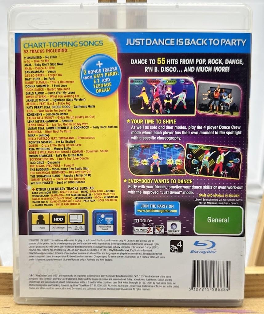 Just Dance 3 PAL Play Station 3 / PS3 Complete In Good Condition 10105