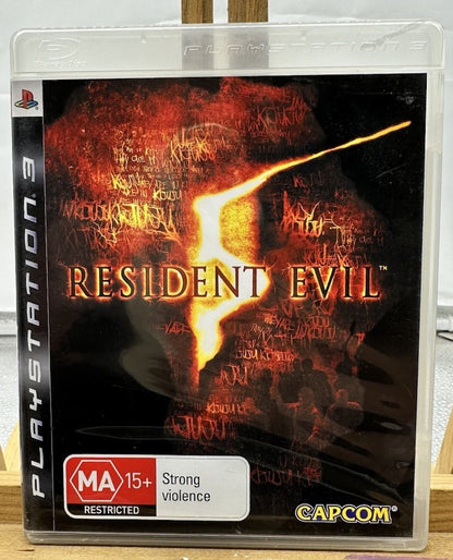 Residen Evil 5 PAL Play Station 3 / PS3 Complete In Good Condition 9870