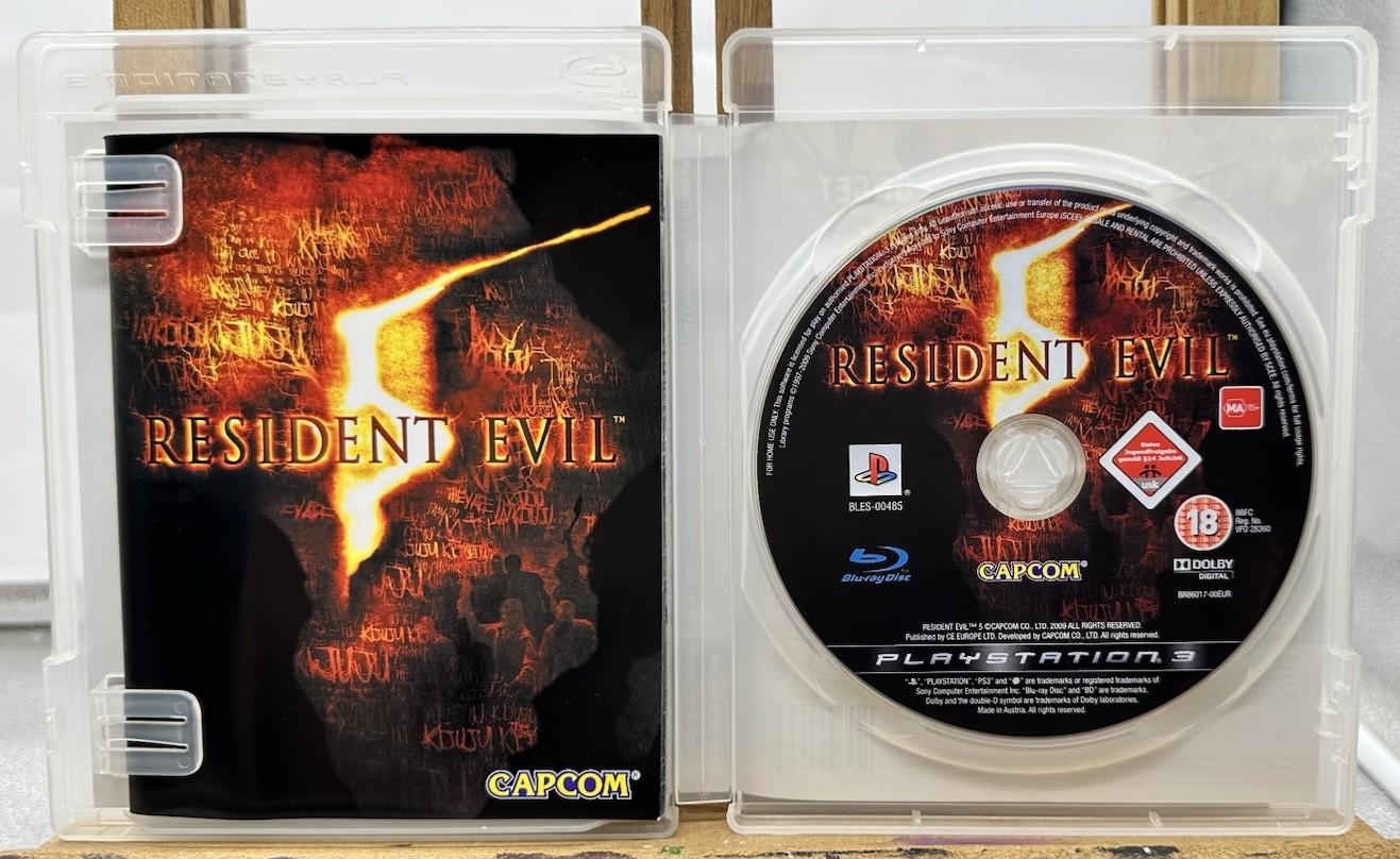 Residen Evil 5 PAL Play Station 3 / PS3 Complete In Good Condition 10102