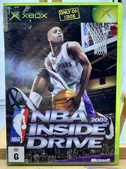 NBA Inside Drive 2002 PAL Xbox Complete In Good Condition 9881