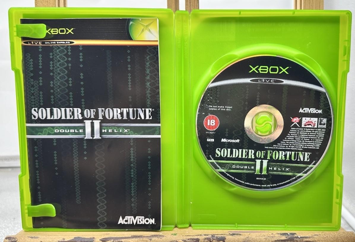 Soldier Of Fortune 2 Double Helix PAL Xbox Complete In Good Condition 9882