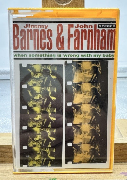 Jimmy Barnes & John Farnham - When Something Is Wrong With My Baby Tape 9599