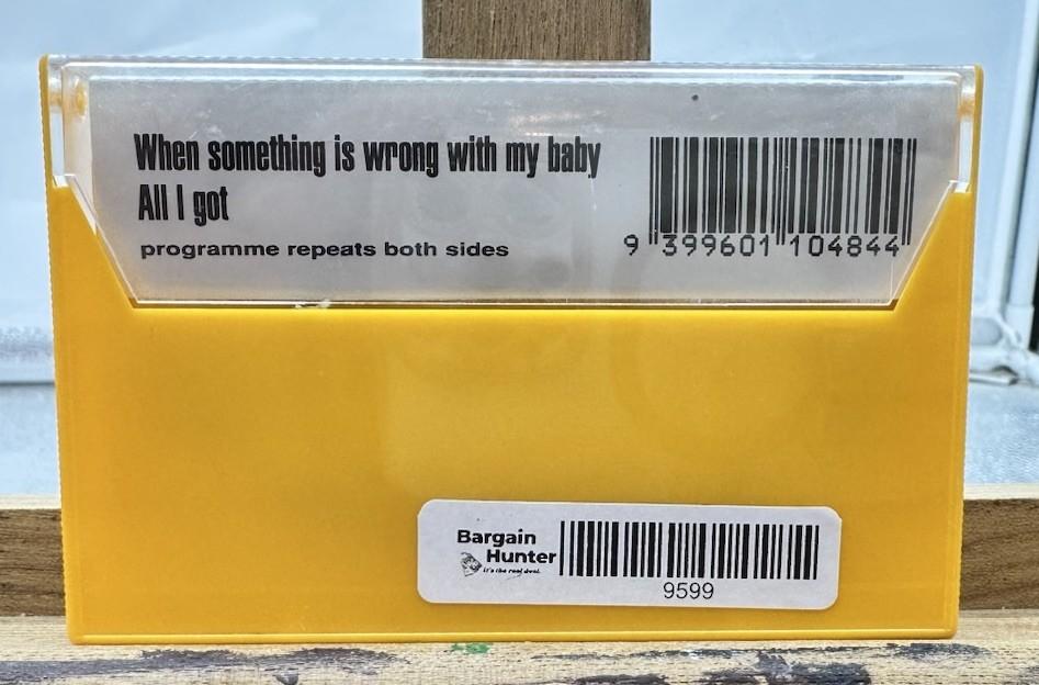 Jimmy Barnes & John Farnham - When Something Is Wrong With My Baby Tape 9599