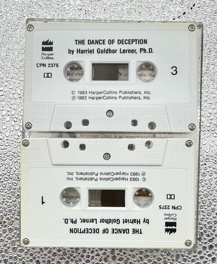 The Dance Of Deception - Harriet Goldhor Lerner Cassette Tape In Good Cond 9633