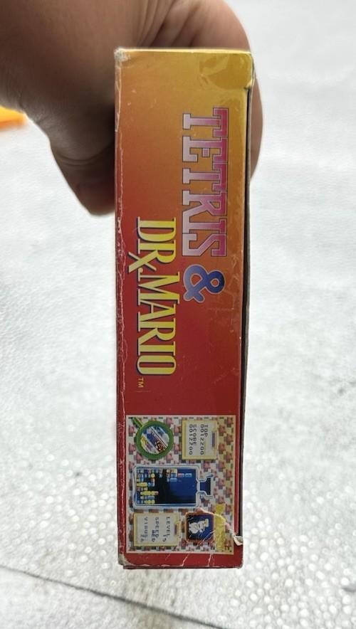 Tetris & Dr Mario Super Nintendo SNES AUS PAL Game Complete Damaged Box 10123