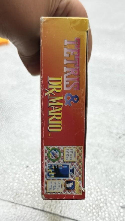 Tetris & Dr Mario Super Nintendo SNES AUS PAL Game Complete Damaged Box 10123