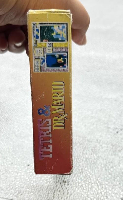 Tetris & Dr Mario Super Nintendo SNES AUS PAL Game Complete Damaged Box 10123