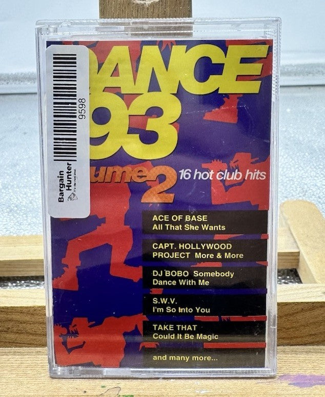 Dance 93 Volume 2 Cassette Tape In Good Condition 9598