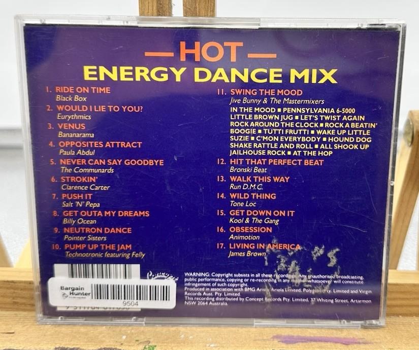 Hot Energy Dance - Mix Music CD In OK Condition Cracked Case 9504