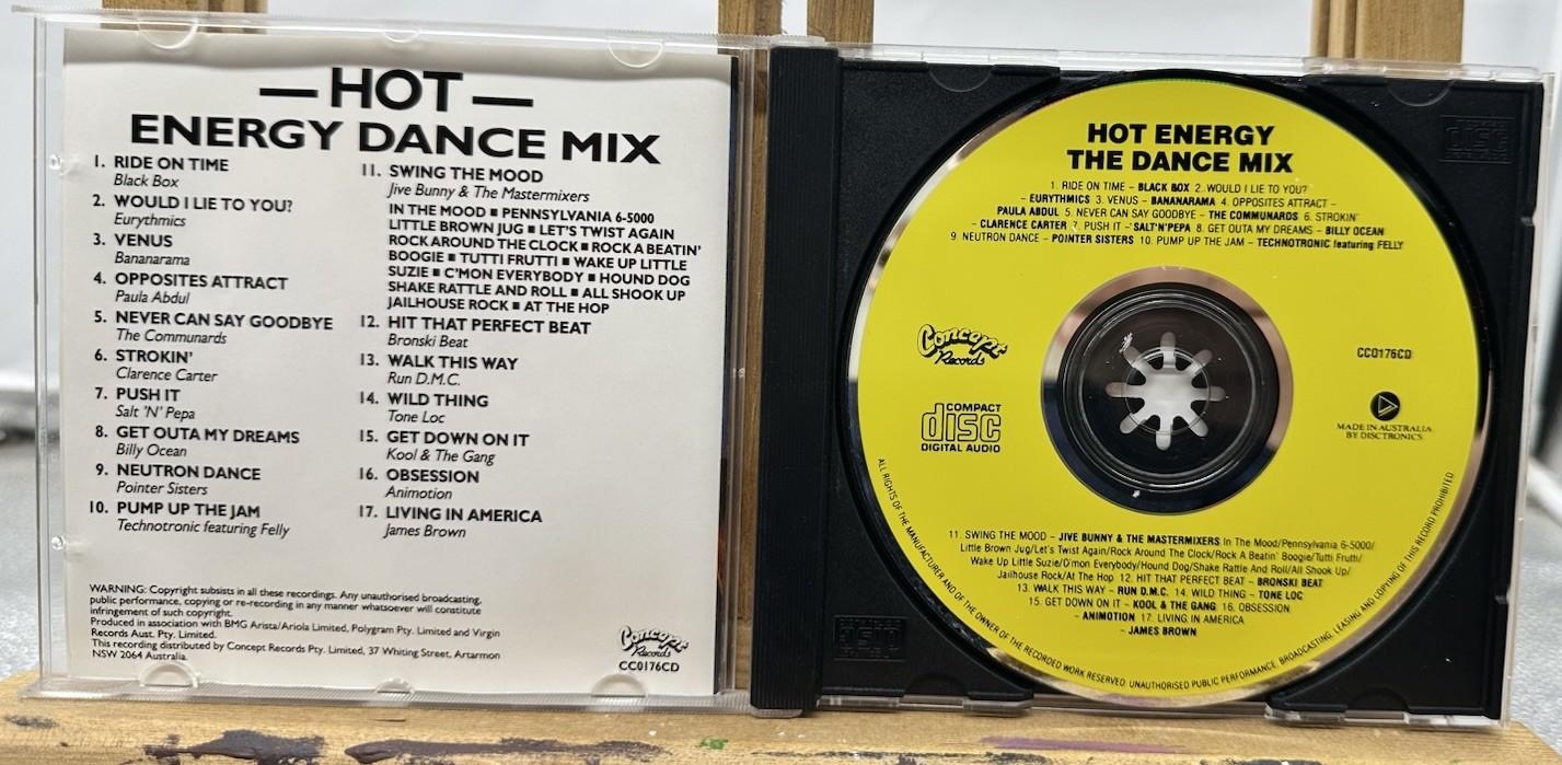 Hot Energy Dance - Mix Music CD In OK Condition Cracked Case 9504