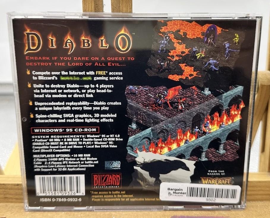 Diablo PC Complete PAL In Good Condition 9502
