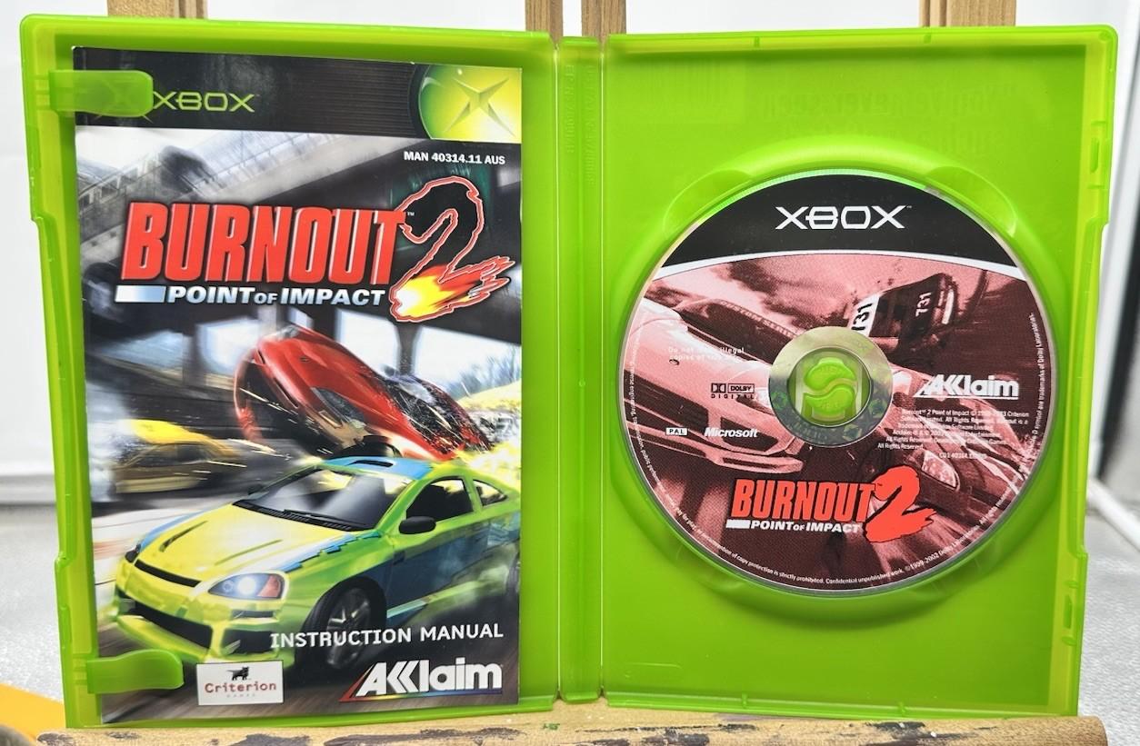 Burntout 2 Point Of Impact PAL Xbox Complete In Good Condition 10225