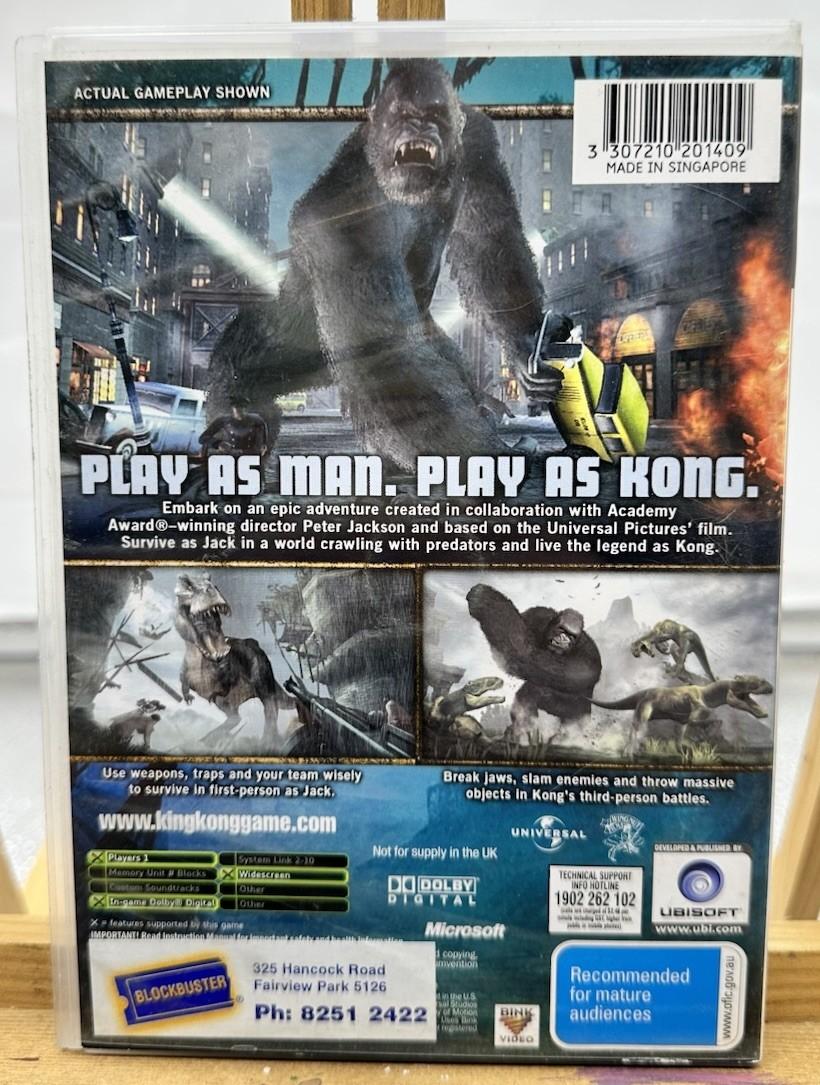 Peter Jackson's King Kong PAL Xbox Complete EX-Rental 9885