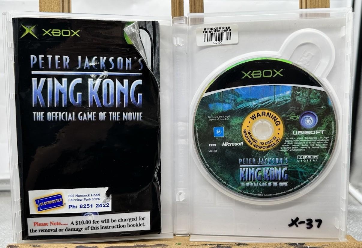 Peter Jackson's King Kong PAL Xbox Complete EX-Rental 9885