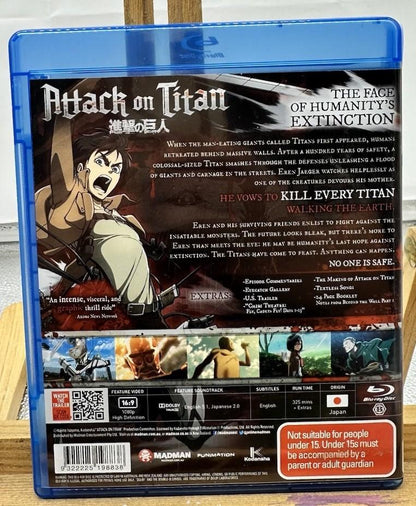 Attack On Titan Collection 1 Blu-Ray In Good Condition 9427