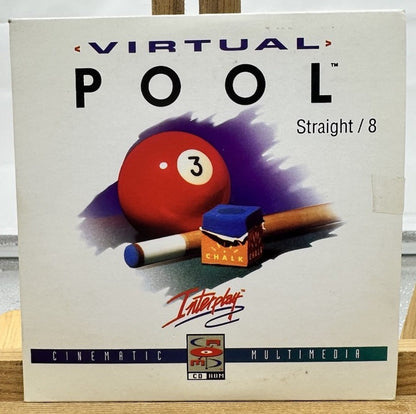 Virtual Pool PC Complete PAL In Good Condition 9528