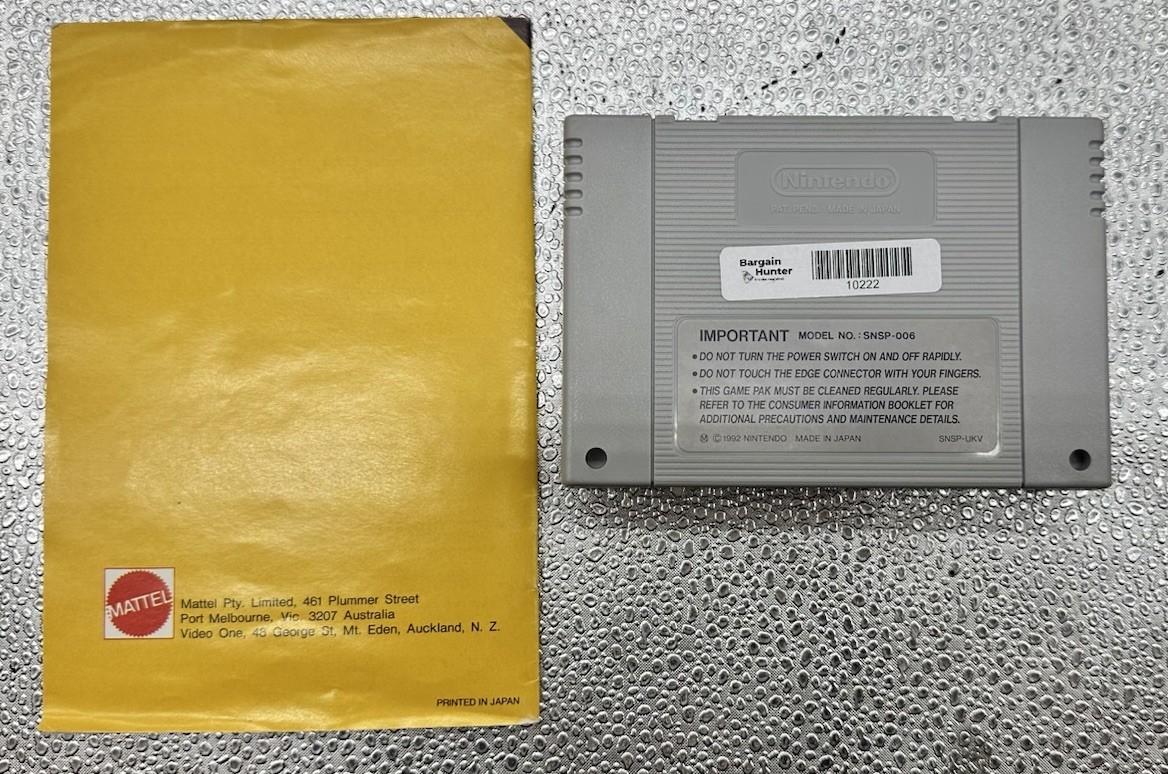 Blazing Skies Super Nintendo SNES AUS PAL Game Complete Damaged Box 10222