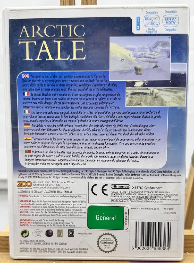 Arctic Tale Nintendo Wii PAL Complete Wii U Compatible In Good Condition 9893