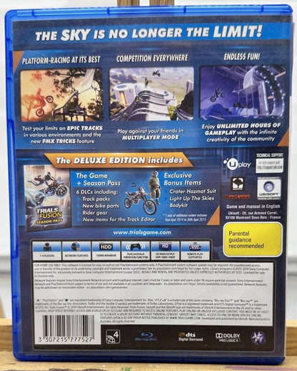 Trials Fusion PAL Play Station 4 / PS4 Complete In Good Condition 9855
