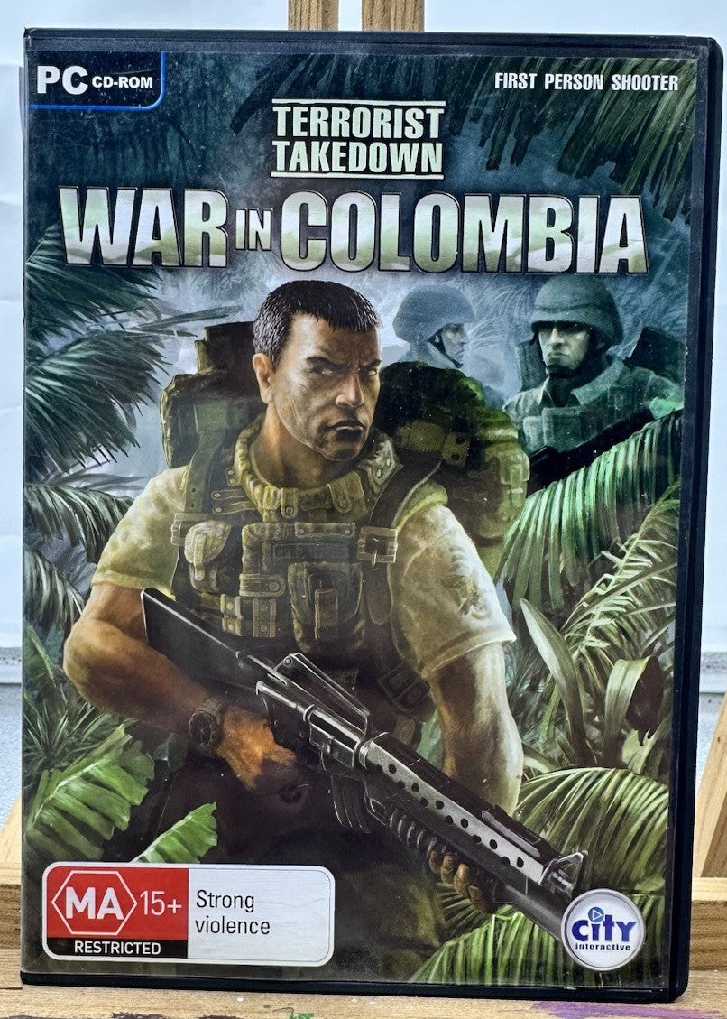 War In Colombia PC Complete PAL In Good Condition 9588