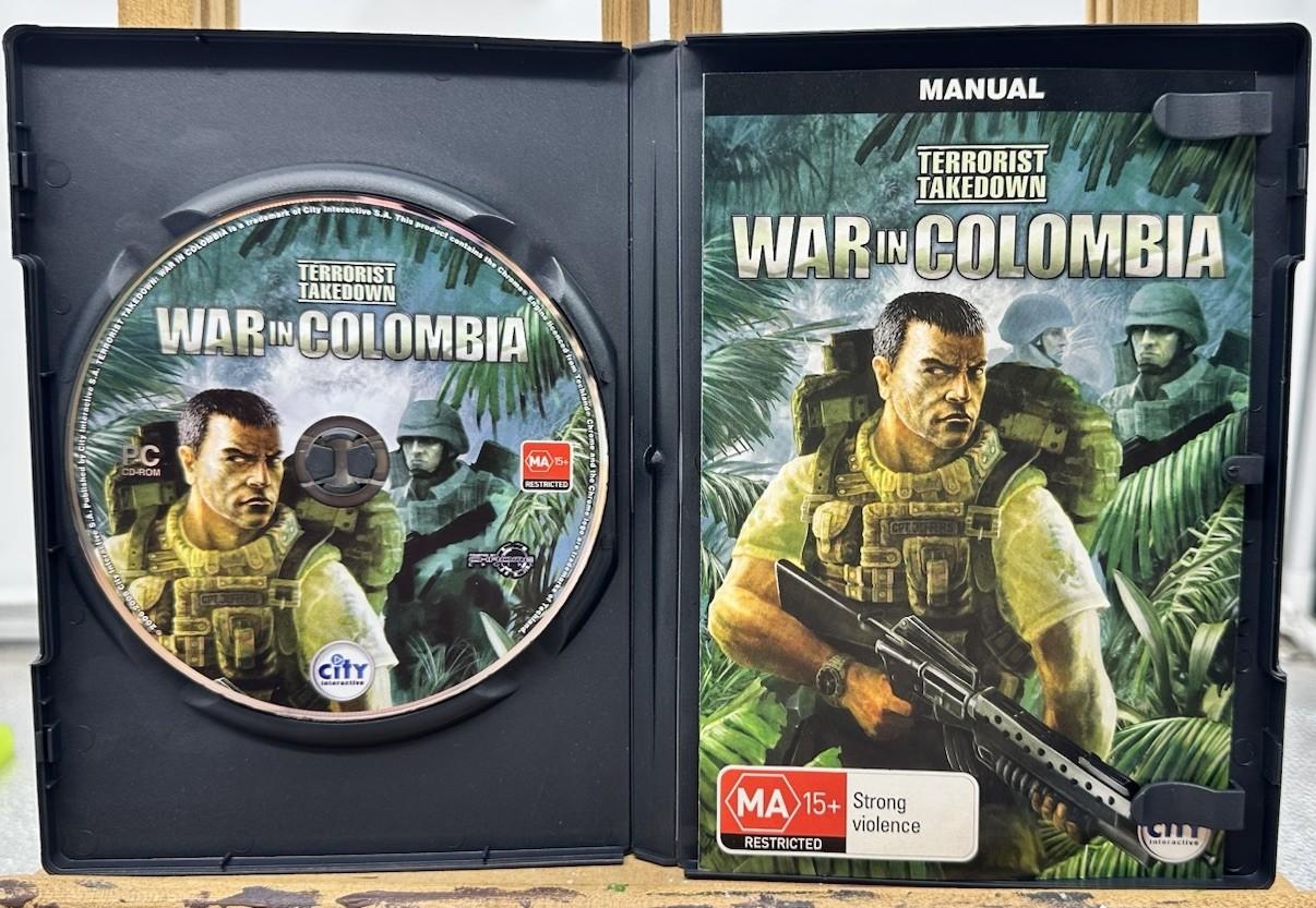 War In Colombia PC Complete PAL In Good Condition 9588