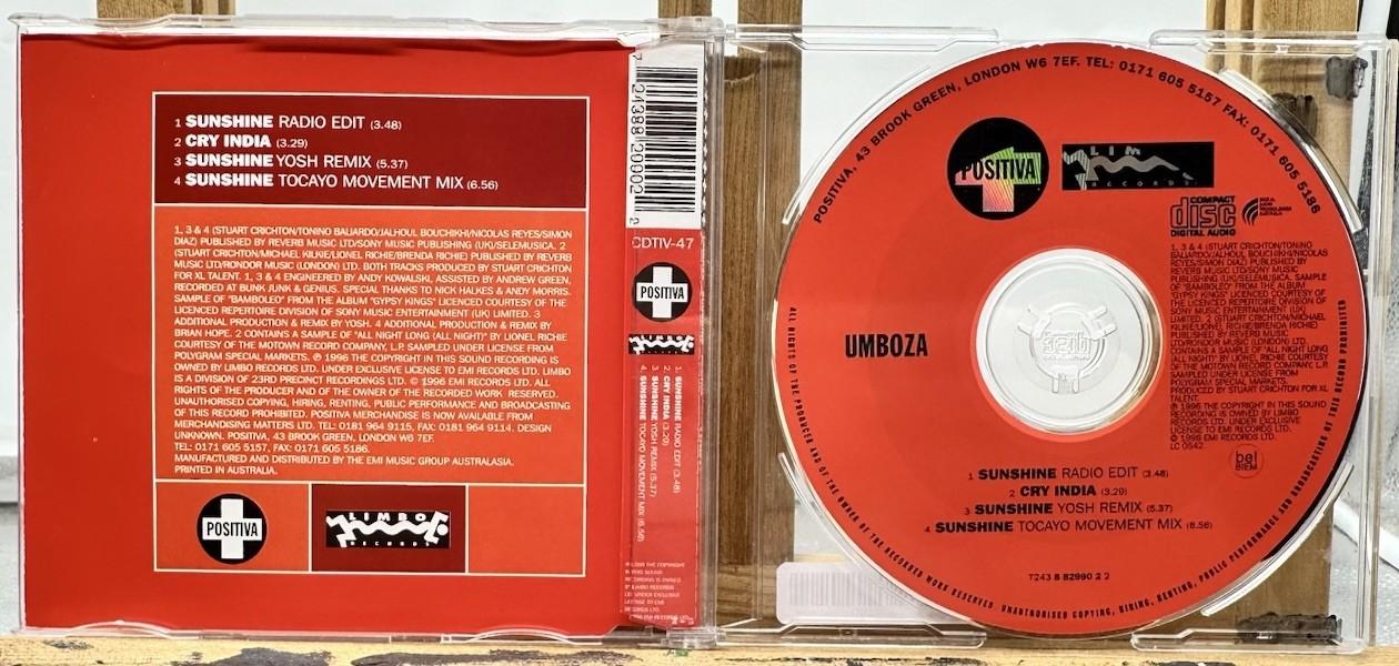 Umboza : Sunshine Music CD In Good Condition 9499