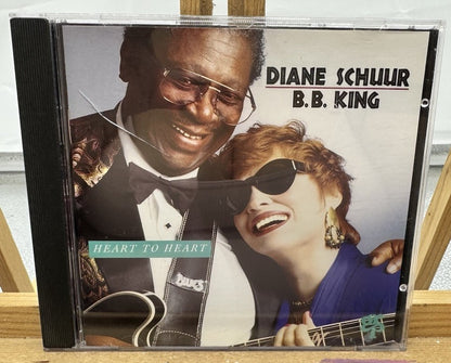Heart To Heart : Diane Schuur & B. B. King Music CD In OK Cond Cracked Case 9552