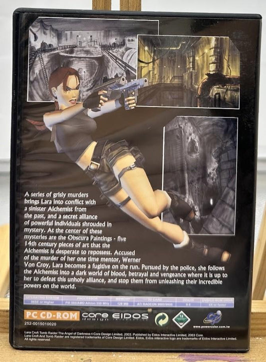 Lara Croft Tomb Raider The Angel Of Darkness PC Complete PAL In Good Cond 9580
