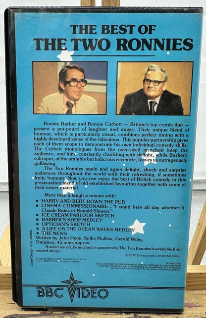 The Best Of The Two Ronnies BBC Video -VHS Video Tape - In Good Condition - 9419