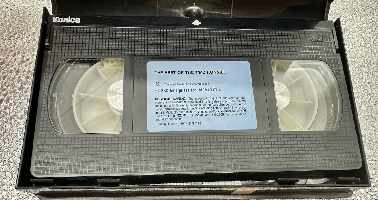 The Best Of The Two Ronnies BBC Video -VHS Video Tape - In Good Condition - 9419