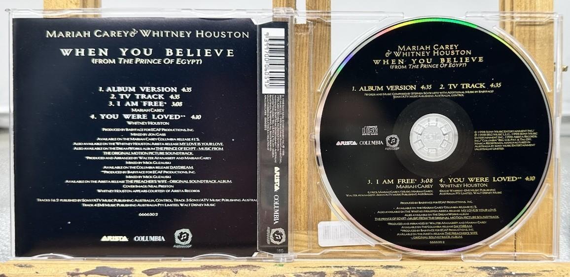 When You Believe From The Prince Of Egypt Music CD In Good Condition 9539