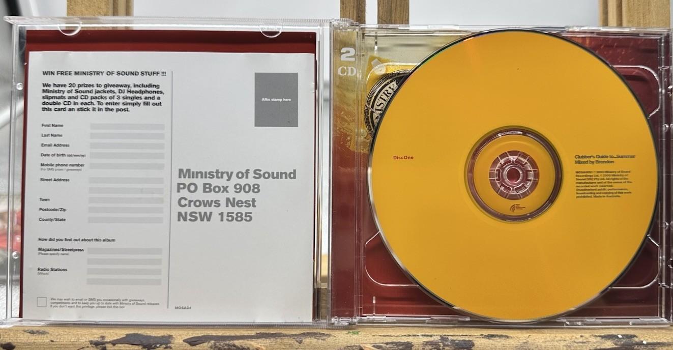 Ministry Of Sound Clubber's Guide To Summer Music CD In Good Condition 9544