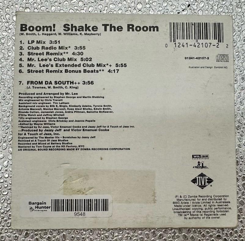 DJ Jazzy & Fresh Prince : Boom! Shake The Room Music CD In Good Condition 9548