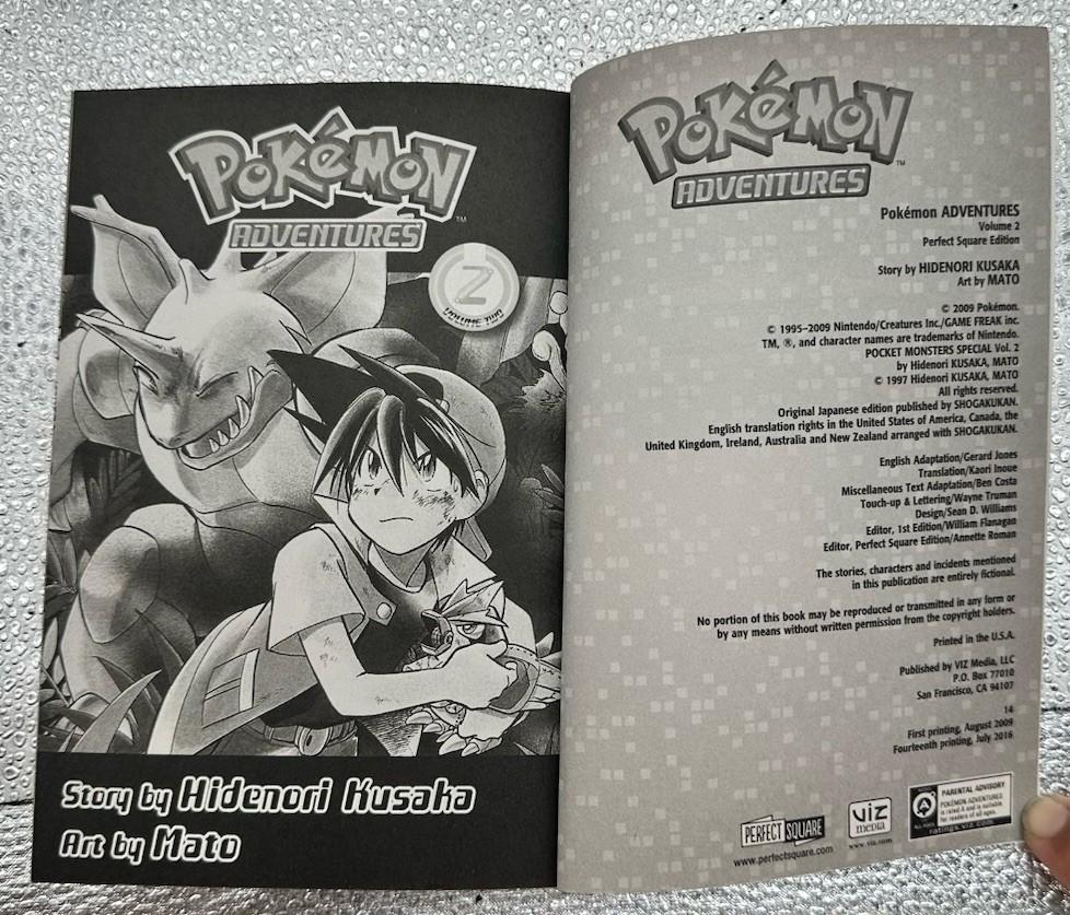 Pokemon Adventures #2 - Hidenori Kusaki (Paperback, 2016) In Good Condition 9802