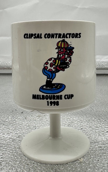 Gerard Industries Clipsal Melbourne Cup 1998 Cup / Glass RARE COLLECTABLE