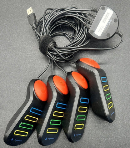 Official Wired Buzz Controllers Buzzers - PS2 PS3 - Tested & Working
