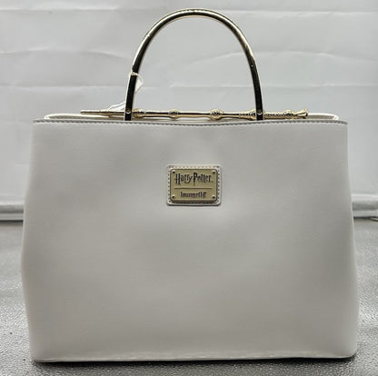 Loungefly Harry Potter Deathly Hollows Elder Wand Handbag White New No Tag 9170