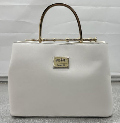 Loungefly Harry Potter Deathly Hollows Elder Wand Handbag White New No Tag 9174
