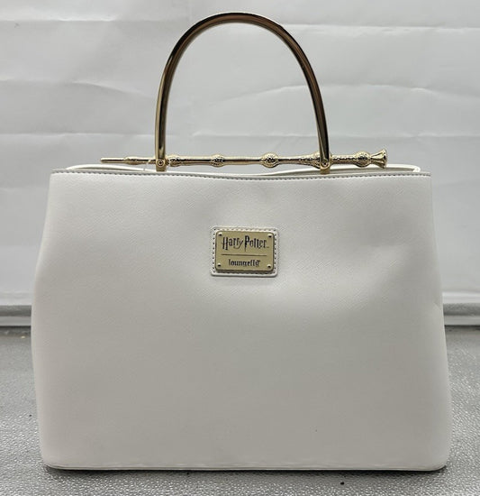 Loungefly Harry Potter Deathly Hollows Elder Wand Handbag White New No Tag 9174