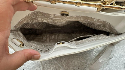 Loungefly Harry Potter Deathly Hollows Elder Wand Handbag White New No Tag 9174