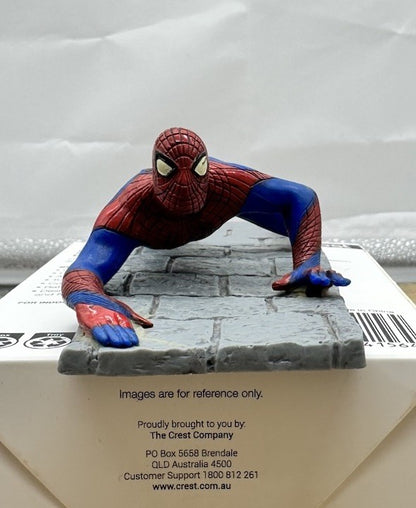 2011 Spider man 14.5cm Red & Blue on wall Toy Swim Ways Vintage In GC 9590
